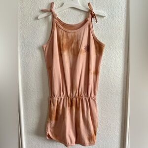 Tiny Whales Tye Dye Retro Romper